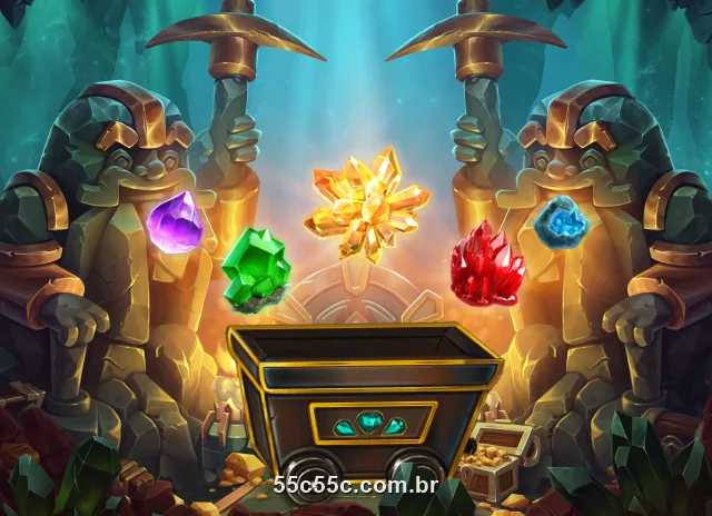 Mina Misteriosa do 55C com gemas e tesouro